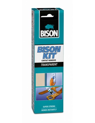 BISON KIT TRANSPARENT 55ml skaidrūs kontaktiniai klijai