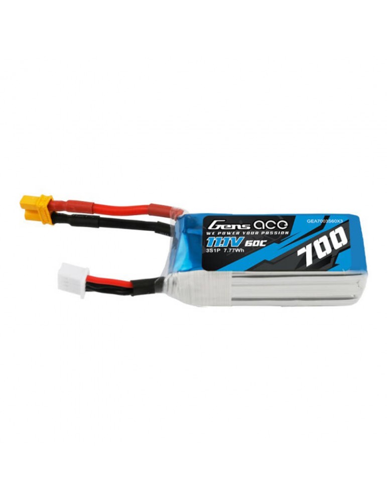 Batteria Lipo Konect 5200mAh 11.1V 60C 3S1P - Per Modelli RC, Connettore XT90, Hard Case