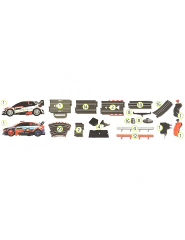 WRC Rally Turini 1:43 rinkinys