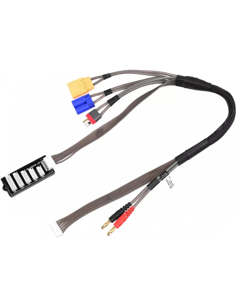 Įkrovimo laidas "Pro" - "T-Plug/EC-5/XT-90 Male", XH plokštė 2-6S