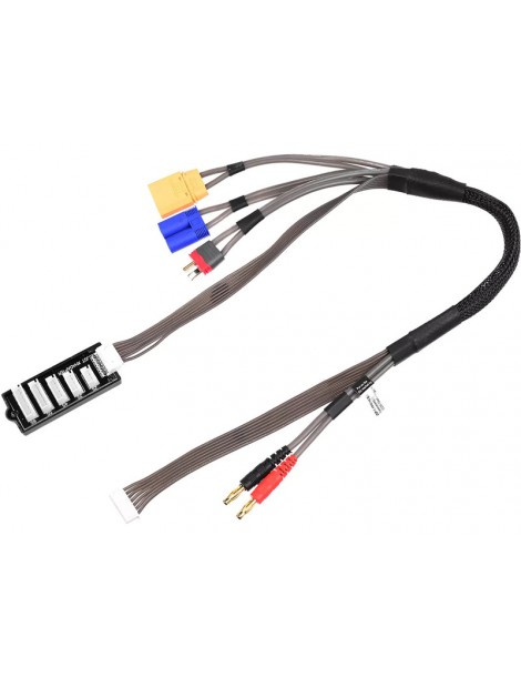 Įkrovimo laidas "Pro" - "T-Plug/EC-5/XT-90 Male", XH plokštė 2-6S