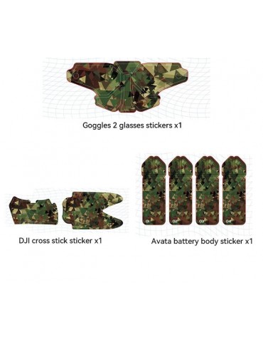 PVC Sticker Set for DJI Avata (DJI Goggles 2)