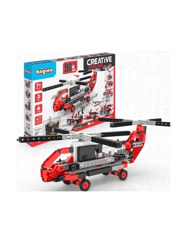 Engino konstruktorius Creative Builder 90 modelių su varikliu