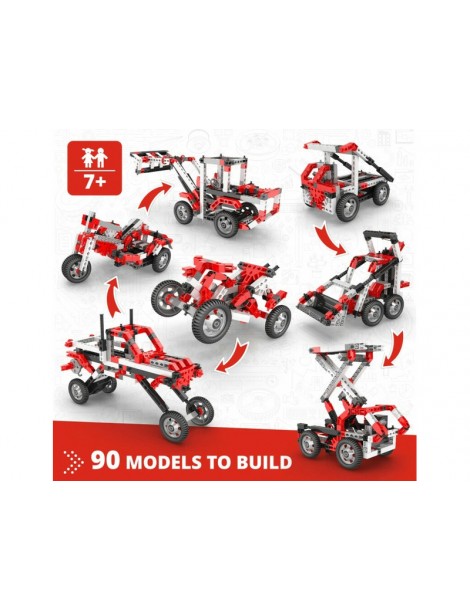 Engino konstruktorius Creative Builder 90 modelių su varikliu