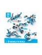 Engino konstruktorius Inventor Mechanics Akrobatinis lėktuvas 5in1