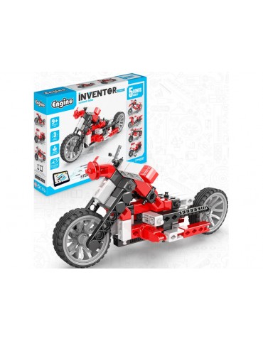 Engino konstruktorius Inventor Mechanics motociklas 5in1
