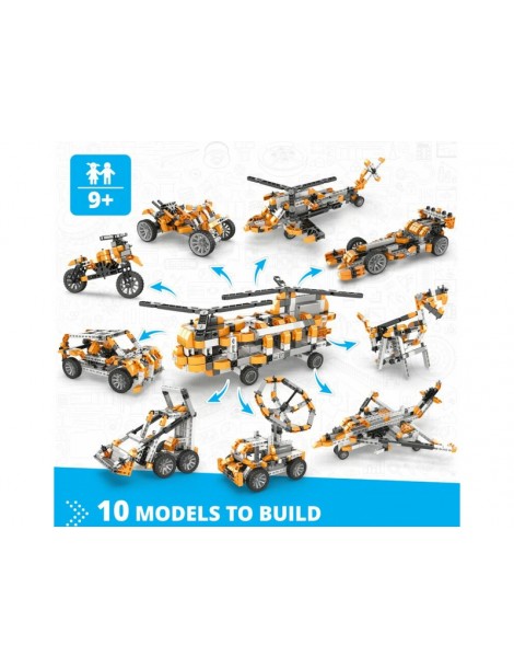 Engino konstruktorius Motorizuotas sraigtasparnis 10in1 su varikliu