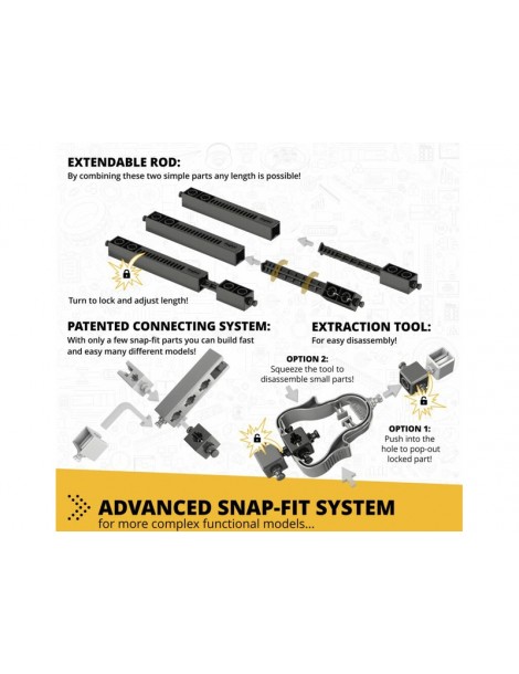 Engino Stem Mechanics wheels, axles and inclined planes