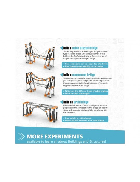Engino Stem Mechanics buildings and bridges