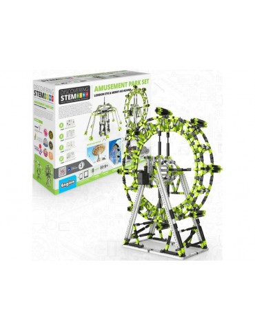Engino konstruktorius - Stem Amusement park London Eye and carousel