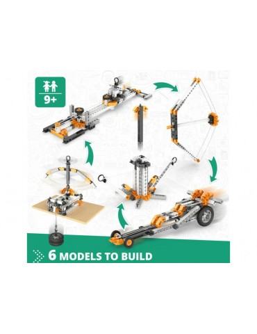 Engino konstruktorius - Stem Physical laws inertia, friction, circular motion and energy conversion