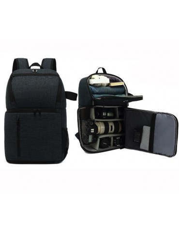 Two-Layer DIY Polyester Backpack for Cameras