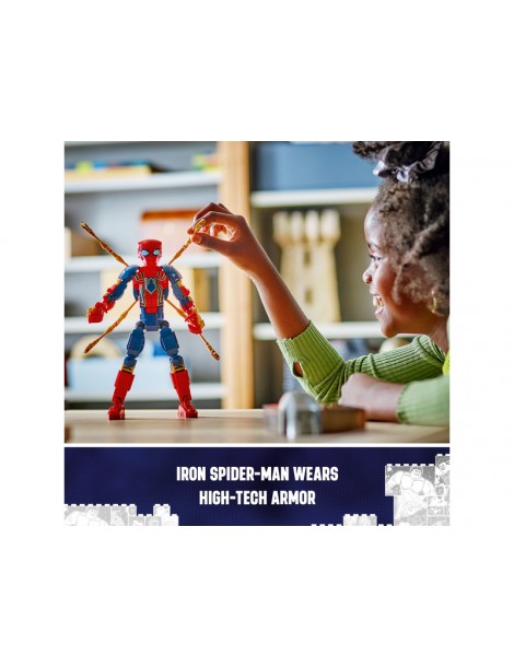 LEGO Marvel - Geležinio Žmogaus-voro konstruktoriaus figūrėlė