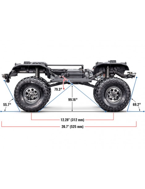 Traxxas TRX-4 Chevrolet Blazer 1972 1:10 RTR black