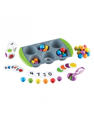 Mini Muffin Match Up Math Activity Set Learning Resources LER 5556