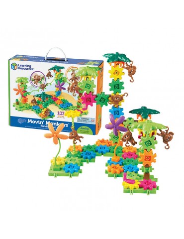 Gears! Movin Monkeys Building Set Learning Resources LER 9119