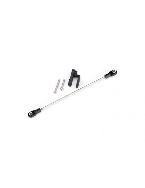 Traxxas Rudder pushrod, assembled/ servo horn