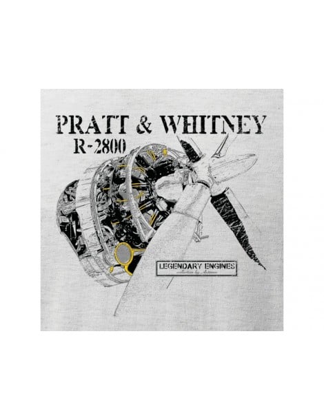 Antonio Men's T-shirt Pratt & Whitney R-2800 L