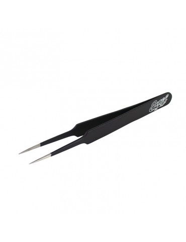 Straight point tweezers -Black