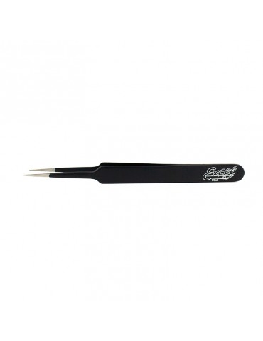 Straight point tweezers -Black