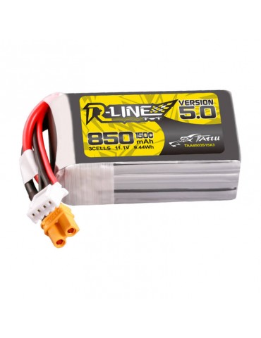 "Tattu R-Line" 5.0 850mAh 3S 11.1V 150C XT30U-F