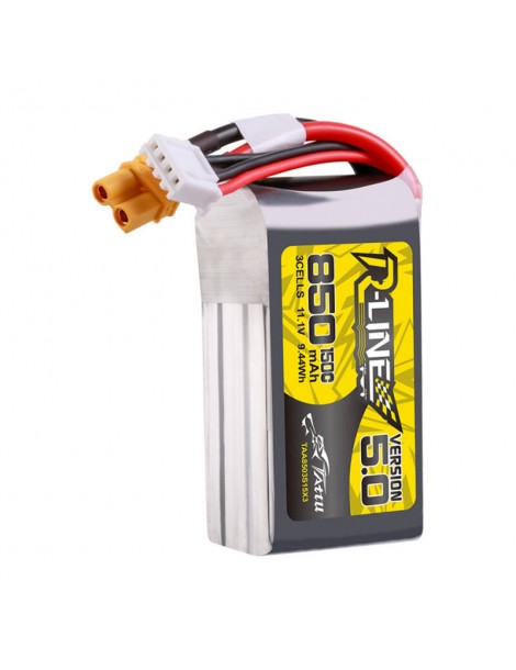 "Tattu R-Line" 5.0 850mAh 3S 11.1V 150C XT30U-F