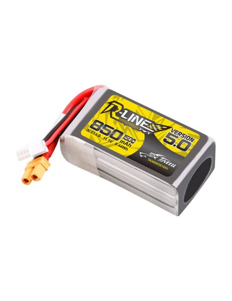 "Tattu R-Line" 5.0 850mAh 3S 11.1V 150C XT30U-F