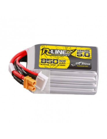 "Tattu R-Line" 5.0 850 mAh 14,8 V 4S1P 150C XT30U-F