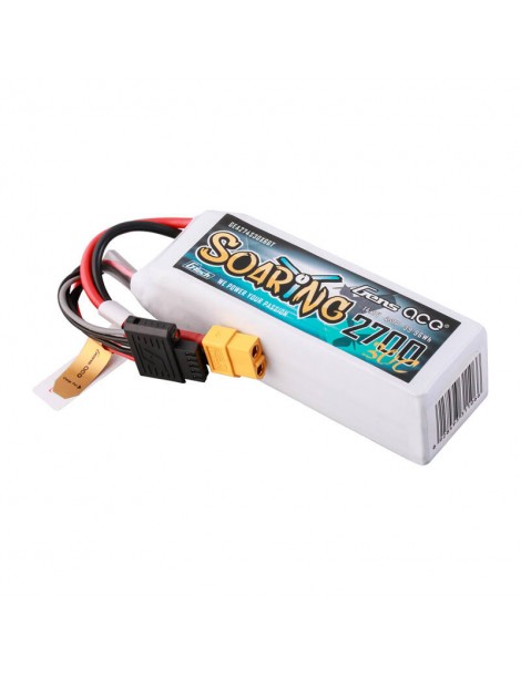 Gens ace G-Tech Soaring 2700mAh 14.8V 30C 4S1P LiPo XT60
