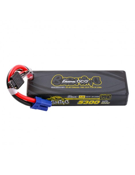 Gens ace G-Tech 5300mAh 7.4V 100C 2S1P Lipo EC5 baterija