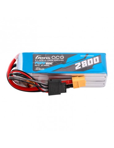 Gens ace G-Tech Soaring 2800mAh 14.8V 60C 4S1P LiPo XT60