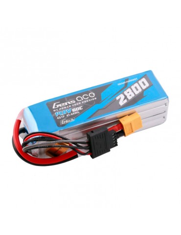 Gens ace G-Tech Soaring 2800mAh 14.8V 60C 4S1P LiPo XT60