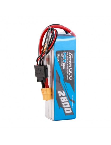Gens ace G-Tech Soaring 2800mAh 14.8V 60C 4S1P LiPo XT60