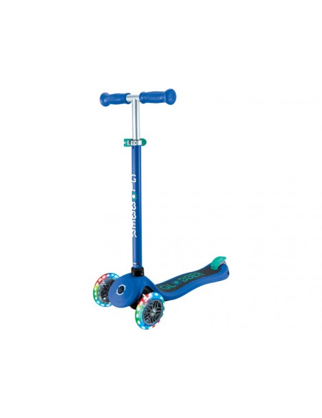 Globber - Scooter Primo Lights V2 Navy Blue