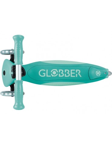 Globber - Scooter Primo Plus Lights V2 Foldable Apple Green/Lime Green