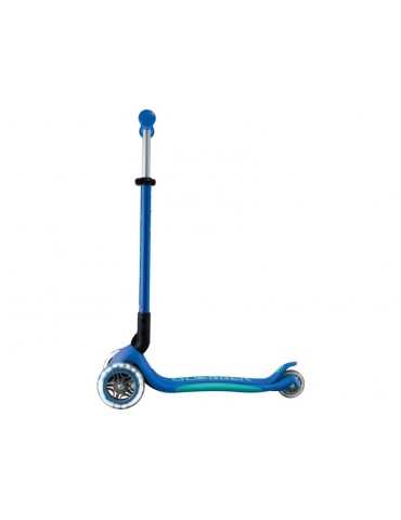 Globber - Scooter Primo Plus Lights V2 Foldable Fuchsia/Sky Blue