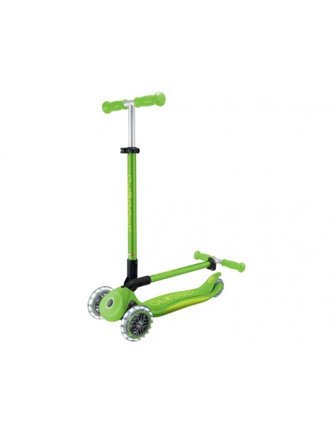 Globber - Scooter Primo Plus Lights V2 Foldable Fuchsia/Sky Blue