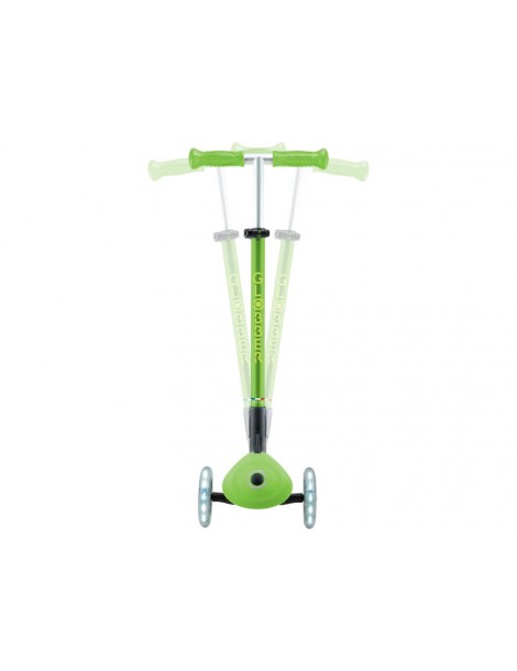 Globber - Scooter Primo Plus Lights V2 Foldable Fuchsia/Sky Blue