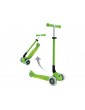Globber - Scooter Primo Plus Lights V2 Foldable Fuchsia/Sky Blue