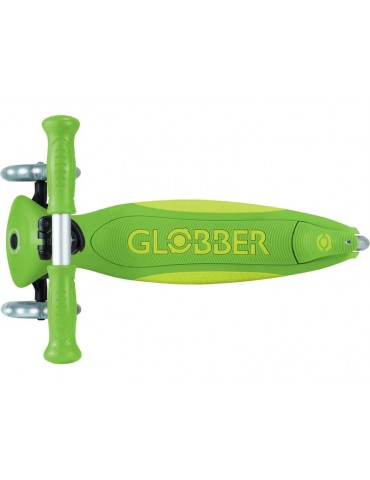 Globber - Scooter Primo Plus Lights V2 Foldable Fuchsia/Sky Blue
