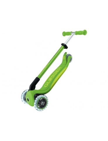 Globber - Scooter Primo Plus Lights V2 Foldable Fuchsia/Sky Blue
