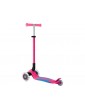 Globber - Scooter Primo Plus Lights V2 Foldable Fuchsia/Sky Blue