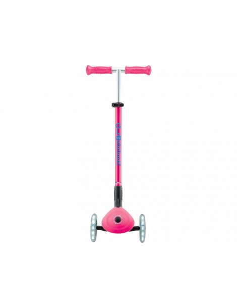 Globber - Scooter Primo Plus Lights V2 Foldable Fuchsia/Sky Blue