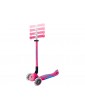 Globber - Scooter Primo Plus Lights V2 Foldable Fuchsia/Sky Blue
