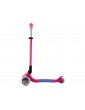 Globber - Scooter Primo Plus Lights V2 Foldable Fuchsia/Sky Blue