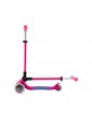 Globber - Scooter Primo Plus Lights V2 Foldable Fuchsia/Sky Blue