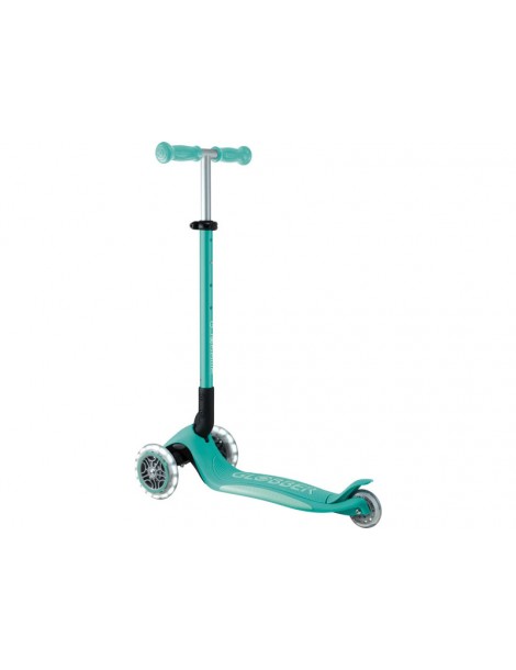 Globber - Scooter Primo Plus Lights V2 Foldable Fuchsia/Sky Blue
