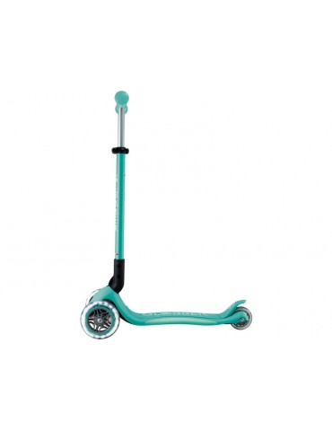 Globber - Scooter Primo Plus Lights V2 Foldable Fuchsia/Sky Blue