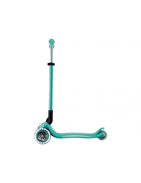 Globber - Scooter Primo Plus Lights V2 Foldable Fuchsia/Sky Blue