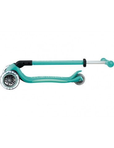 Globber - Scooter Primo Plus Lights V2 Foldable Fuchsia/Sky Blue